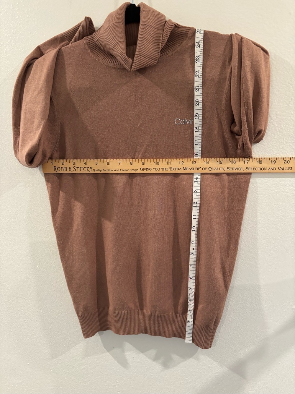 Calvin Klein - Tan Turtleneck Sweater - Picture 6 of 7